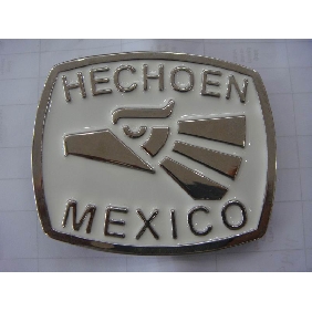 Wholesale Sliver plated Mexico design Men's belt buckle fashion 9ajn16