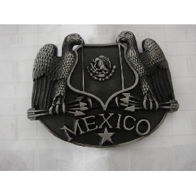 Wholesale Black plated Fashion mexico design Men's belt buckle 9ajn21