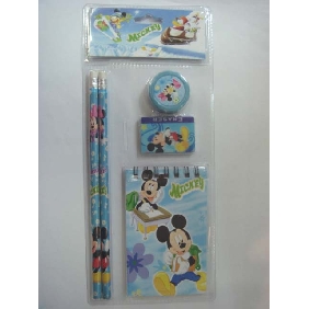 Wholesale Lovely 5PCS Value Pack Children School Supplies Stationery Promotion Gift Suit