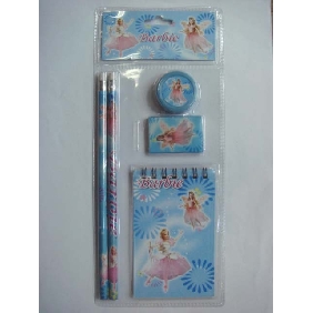 Wholesale Hot selling 5PCS Value Pack Children School Supplies Stationery Promotion Gift Suit