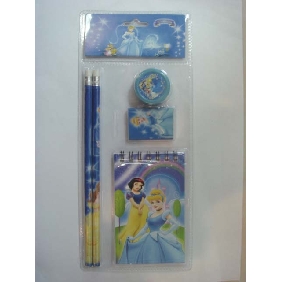 Wholesale Hot seller 5PCS Value Pack Children School Supplies Stationery Promotion Gift Suit