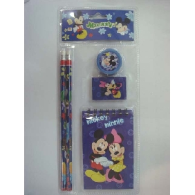 Wholesale New 5PCS Value Pack Children School Supplies Stationery Promotion Gift Suit