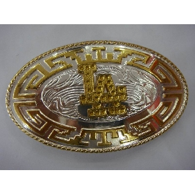 Wholesale LA designed gold sliver plated fashion belt buckle for men 9ajn45
