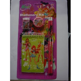 Wholesale Fashion 5PCS Value Pack Kids School Supplies Stationery Promotion Gift Suit