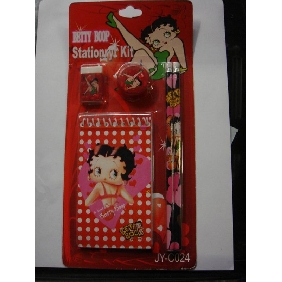 Wholesale Betty 5PCS Kids School Supplies Stationery Promotion Gift Suit