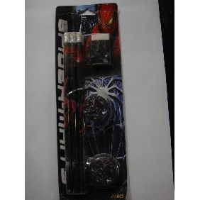 Wholesale Spiderman 8PCS Value Pack High School Stationery Gift Items Pencil Set