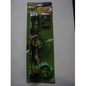 Wholesale Ben10 8PCS Value Pack High School Stationery Gift Items Pencil Set