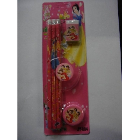 Wholesale New Design 8PCS Value Pack High School Stationery Gift Items Pencil Set