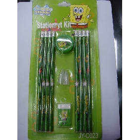 Wholesale Spongebob 12PCS Value Pack High School Stationery Gift Items Pencil Set