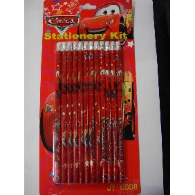 Wholesale Party Favor High School Stationery Gift Items 12PCS Cars Pencils