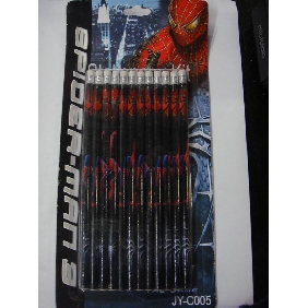 Wholesale Party Favor High School Stationery Gift Items 12PCS Spiderman Pencils