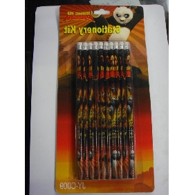 Wholesale Party Favor High School Stationery Gift Items 20PCS Kungfu Panda Pencils Set