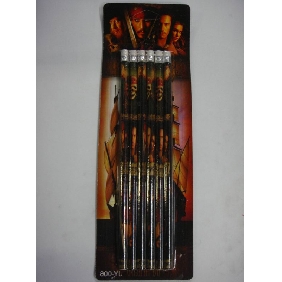 Wholesale Party Favor High School Stationery Gift Items 6PCS hollywood Pencils Set