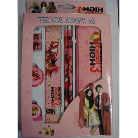 Wholesale Party Favor High School Stationery Gift Items 8PCS High School Musical Pencil  Set
