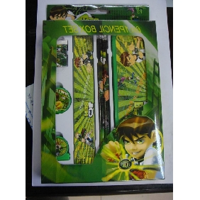 Wholesale Party Favor High School Stationery Gift Items 8PCS Ben10 Pencil Set
