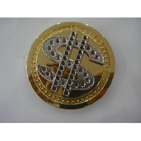 Wholesale Fashion dollar design gold plated men's buckles 9ajn66