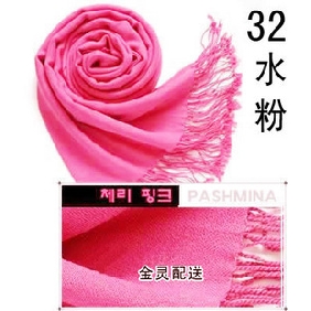 Wholesale Light pink 100% pashmina stole wrap women's fashion accessories 9atn18