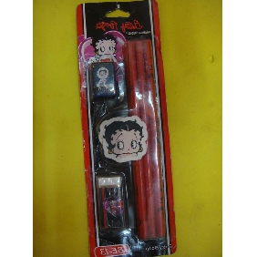 Wholesale Party Favor High School Stationery Gift Items 8PCS Betty Pencil Set