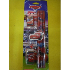 Wholesale Party Favor High School Stationery Gift Items 8PCS Cars Pencil Set