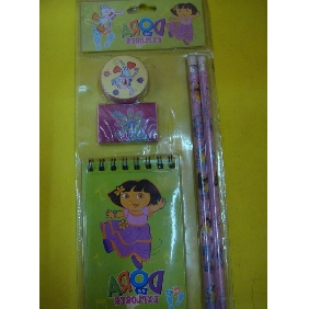 Party Favor High School Stationery Gift Items 5PCS Dora Pencil Set