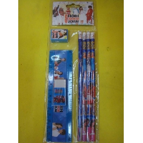 Wholesale Party Favor High School Stationery Gift Items 7PCS High School Musical Pencil Set