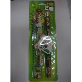 Party Favor High School Stationery Gift Items 9PCS Ben10 Pencil Set