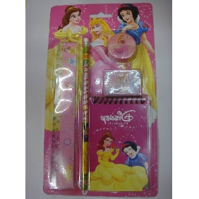 Wholesale Party Favor High School Stationery Gift Items 5PCS Princess Pencil Set
