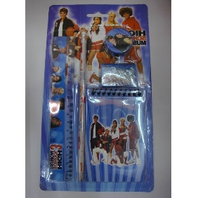 Wholesale Party Favor High School Stationery Gift Items 5PCS High School Musical Pencil Set