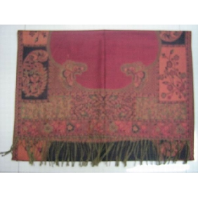 Wholesale Jacquard weaving scarves shawls butterfly design fancy color ladies' fashionable accessories