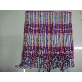 Wholesale Fashion kariert knitted stoles scarves multiple colors women's apparel accessories