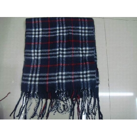 Wholesale Fashionable Plaid knitted scarves shawls multiple colors lady's apparel accessories