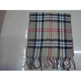 Wholesale Fashionable Plaid knitted scarves shawls multiple colors women's apparel accessories
