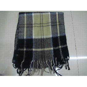 Wholesale Fashionable Plaid knitted wraps stoles multiple colors lady's apparel accessories