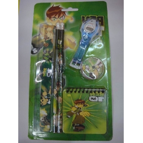 Wholesale Party Favor High School Stationery Gift Items 6PCS Ben10 Pencil Set