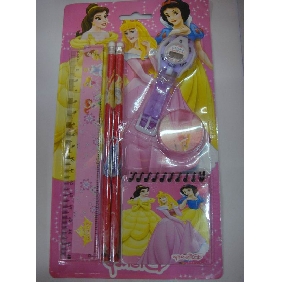 Wholesale Party Favor High School Stationery Gift Items 6PCS Princess Pencil Set