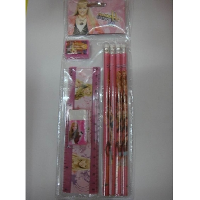 Party Favor High School Stationery Gift Items 7PCS Hannah Pencil Set