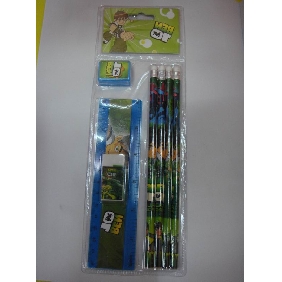 Wholesale Party Favor High School Stationery Gift Items 7PCS Ben10 Pencil Set