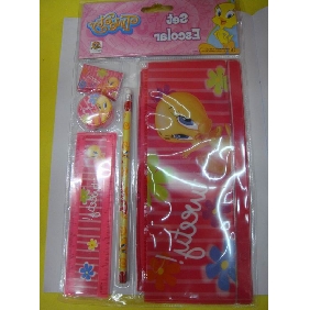 Wholesale Party Favor High School Stationery Gift Items 5PCS Tweety Pencil Set
