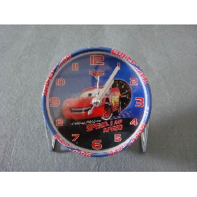 Wholesale 2009 fashionable cars design alarm clock with metal stand for child
