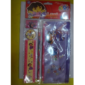 Wholesale Party Favor High School Stationery Gift Items 5PCS Dora Pencil Set