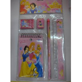 Wholesale 2009 Hot Seller Party Favor High School Stationery Gift Items 5PCS Pencil Set