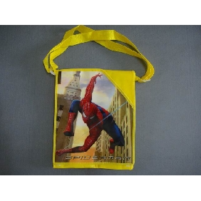 Wholesale Spiderman design non woven fabric promotional bags for kids