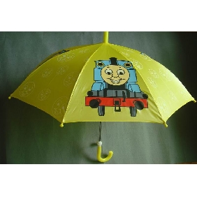 Wholesale Popular kid's umbrella yellow thomas the train design promotional gifts