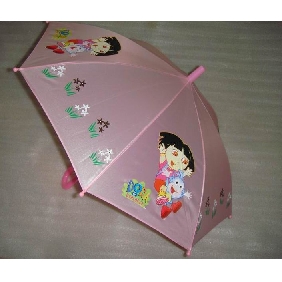 Wholesale Dora character pink color kids umbrellas fashion promotion crafts