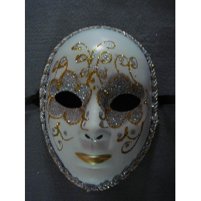 Wholesale Elegant Full Face Female Venetian Mask For Mardi Gras Or Masquerade Style Event