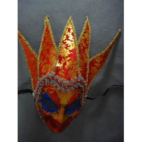 Wholesale Elegant Full Face Venetian Mask For Mardi Gras Or Masquerade Style Event