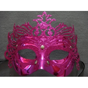 Wholesale Elegant Half Face Princess Venetian Mask For Mardi Gras Or Masquerade Style Event