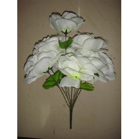 Wholesale 10 pcs camellia bunch artificial flowers 97rn03