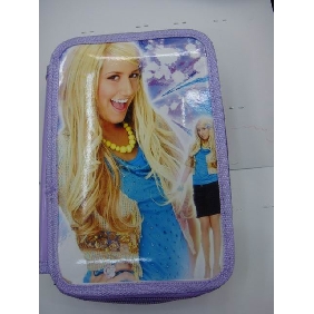 Wholesale School Supplies Stationery Gift Products Single Layer Hannah Pencil Bag With Stationery