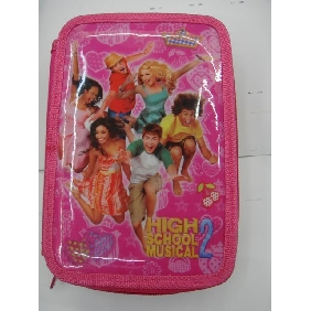 Wholesale New School Supplies Stationery Gift Products Single Layer High School Musical Pencil Bag With Stationery